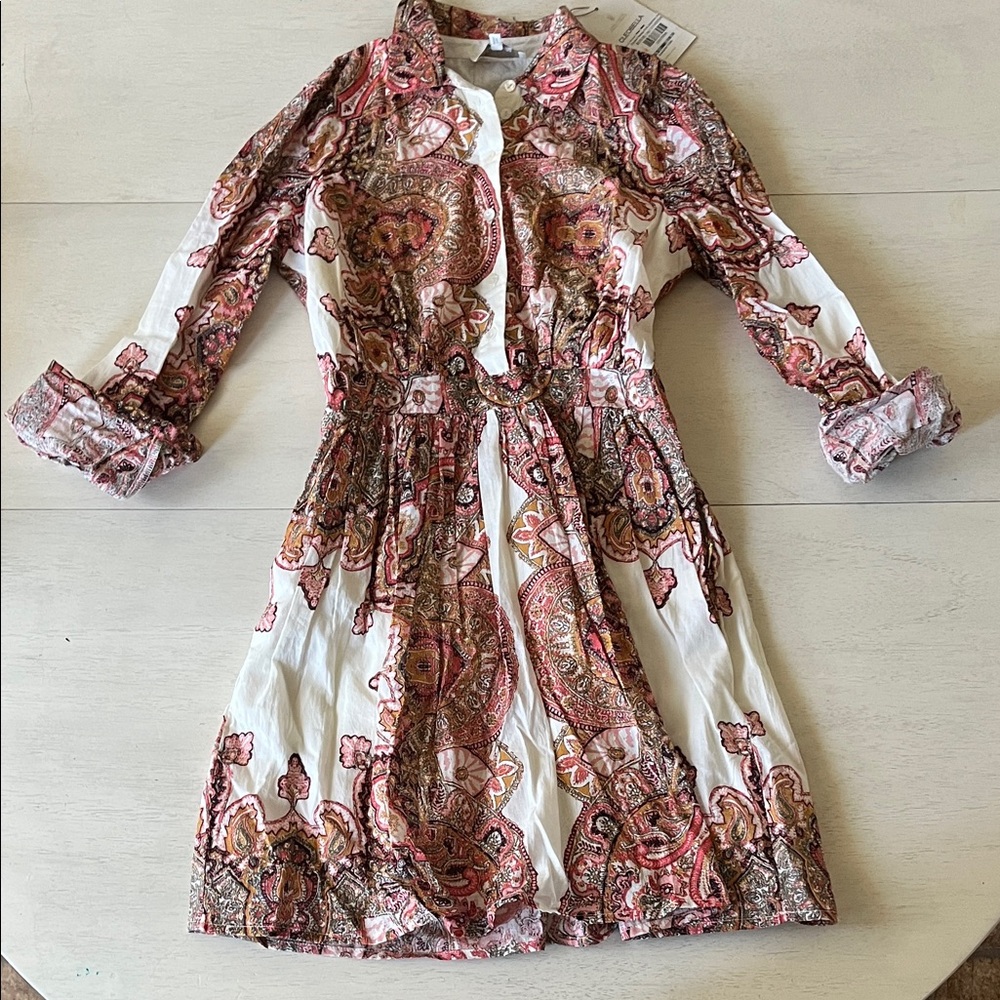 Foulard Paisley Print Opal Mini Dress